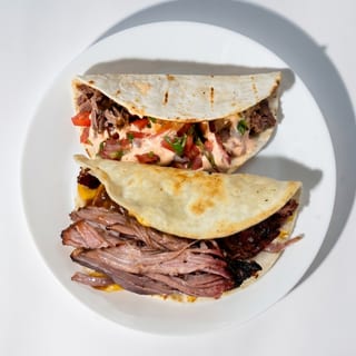 Brisket and Blue Taco